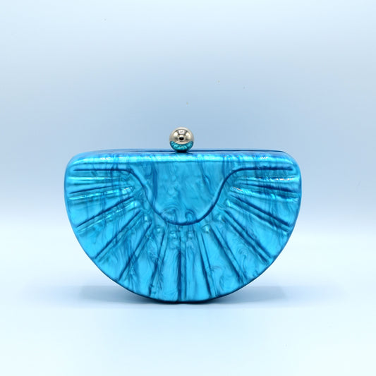 Sirena Clutch In Aqua