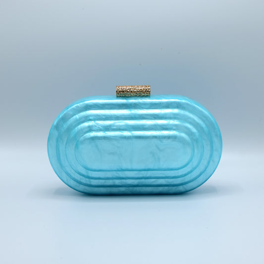 Coloseo Clutch In Cyan